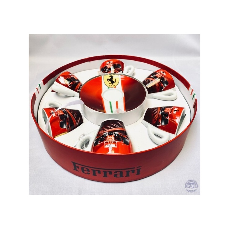 Ferrari Race Espresso Cups Set Of 6