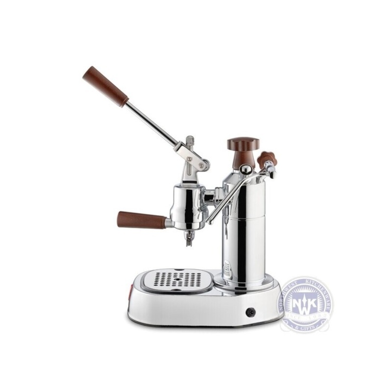 La Pavoni Europiccola Elh Chrome With Wood 
Elh11