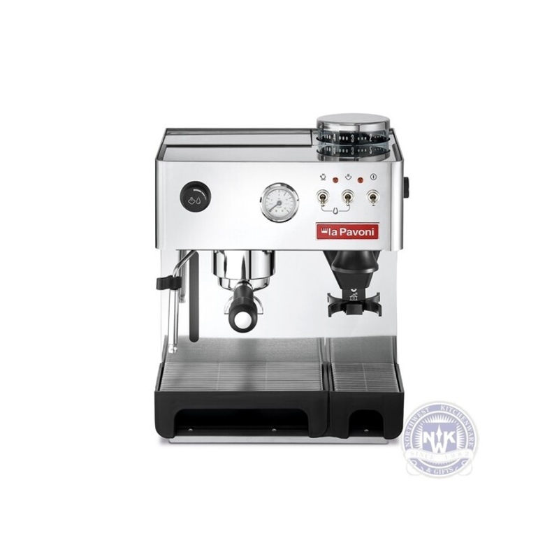 Espresso Coffee Machines Semi Automatic Espresso Machines La Pavoni Domus Bar Espresso Machine With Grinder LAPDMB