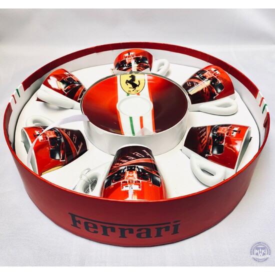 Coffee, Coffeeware & Tools Espresso Cups Ferrari Race Espresso Cups Set Of 6 40TC/4SRACE