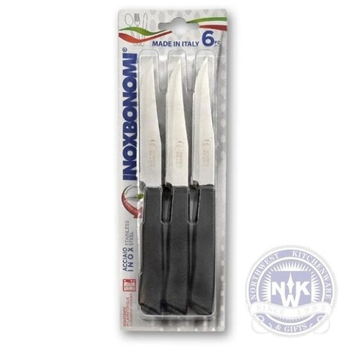 Inoxbonomi Steak Knives Black