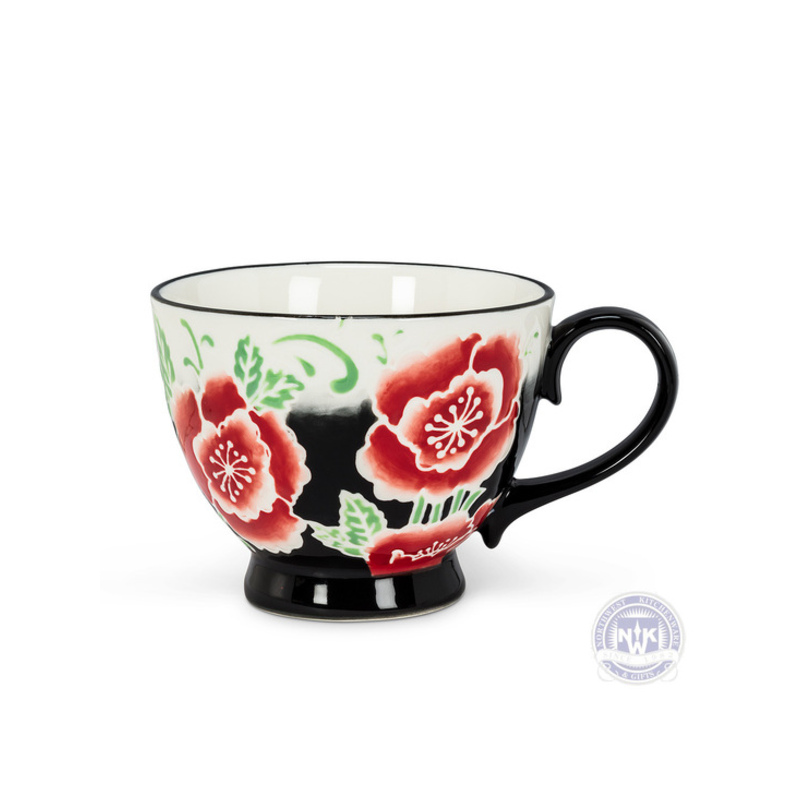 Chintz Peony Cup set of 4