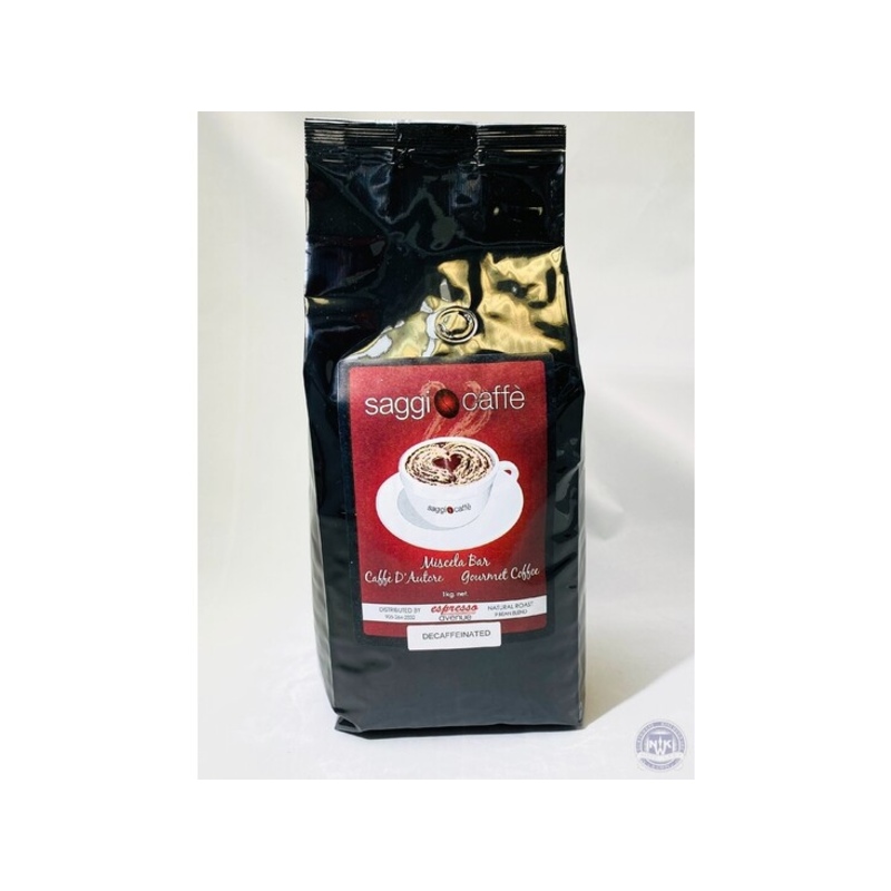 Saggi Swiss Water Decaf  Espresso Beans 1kg