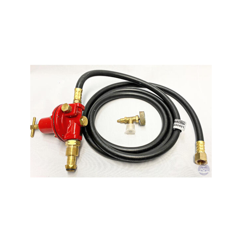 Gas Burner Hose Line With Fitting And Valve Kit