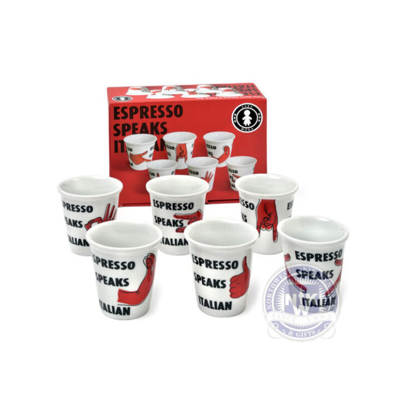 Espresso Set Of 6
Espresso Speaks Italian