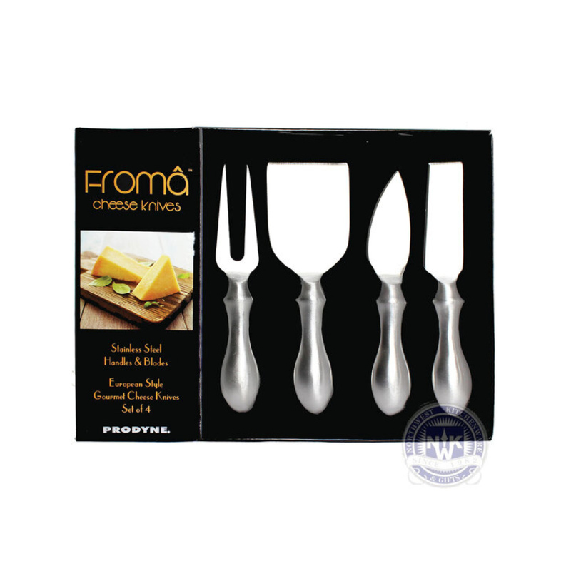 Stainless Steel Cheese Knives Set of 4 