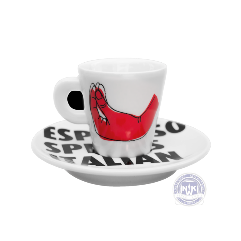 Espresso Speaks Italian Set Of 6