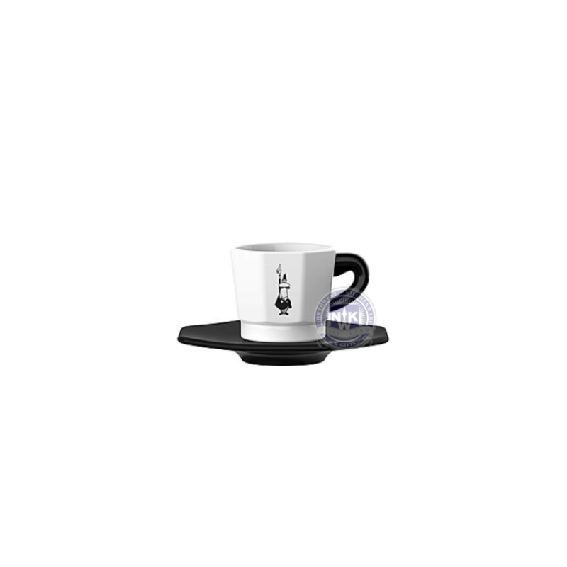 Bialetti Espresso Cups Set of 4 Black and White 