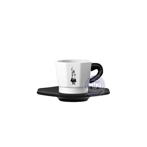 Bialetti Espresso Cups Set of 4 Black and White 
