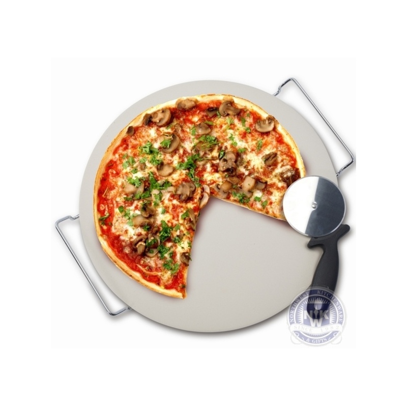 Pizza Stone and Cutter 