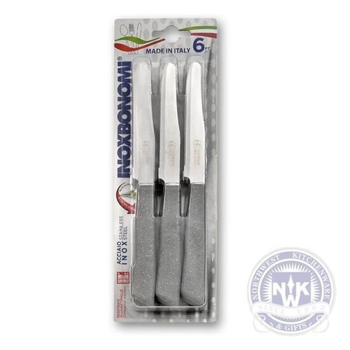 Inoxbonomi Table Knives Grey Handle