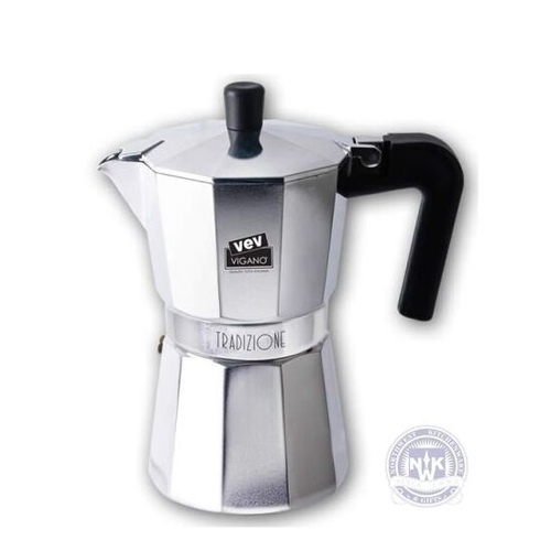 Vev Vigano Tradizione 6 Cup Stove Top Espresso Maker