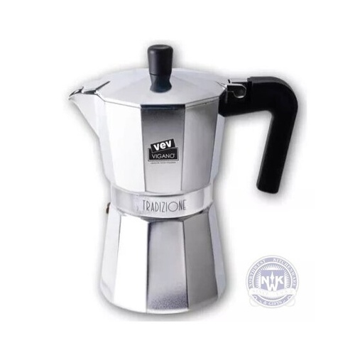 Vev Vigano Tradizione 1 Cup Stove Top Espresso Maker