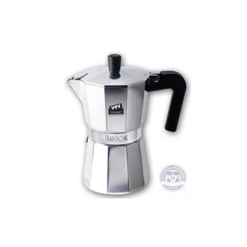 Vev Vigano Tradizione 1 Cup Stove Top Espresso Maker