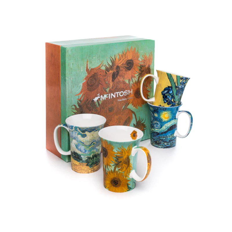 Van Gogh Set Of 4 Mugs