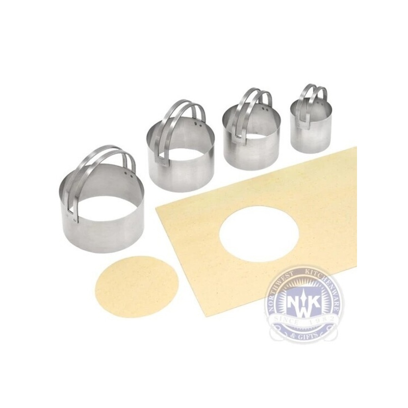 4 Piece Round Cookie Cutter Set