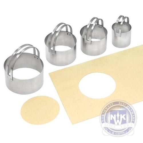 4 Piece Round Cookie Cutter Set