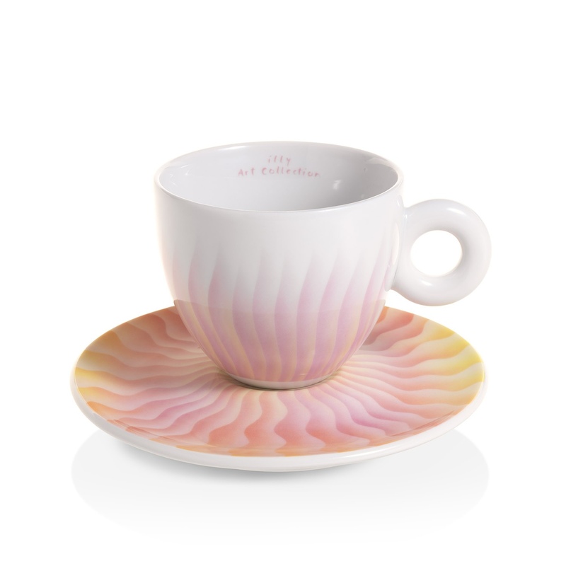 Judy Chicago Illy Art Collection Cappuccino Cups Set Of 4