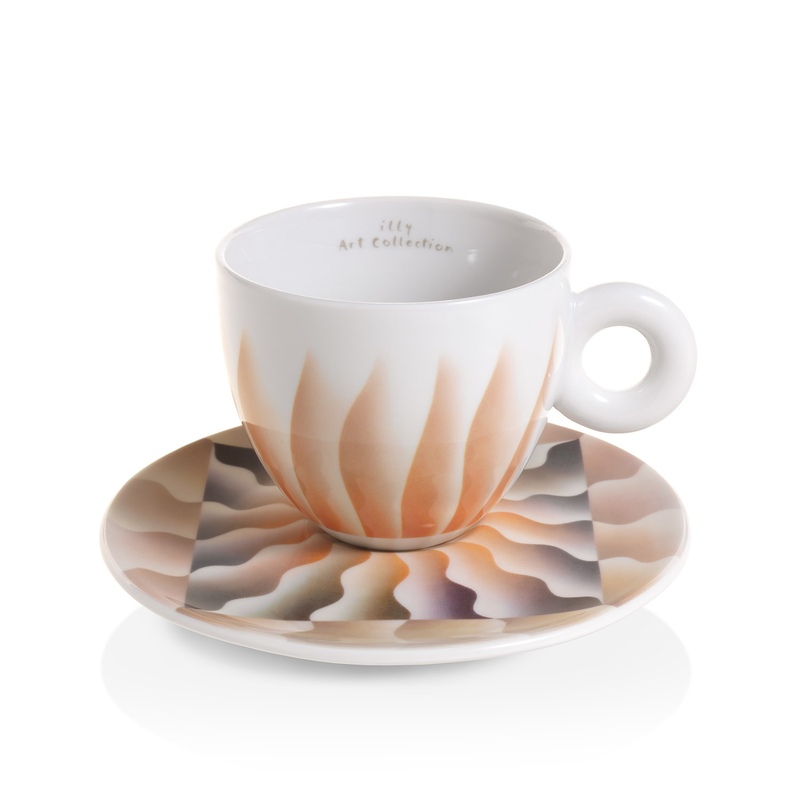 Judy Chicago Illy Art Collection Cappuccino Cups Set Of 4
