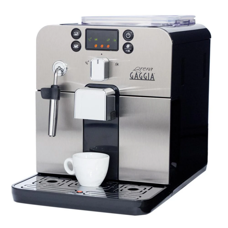 Gaggia Brera Compact Super-automatic Espresso Machine Stainless Steel And Black