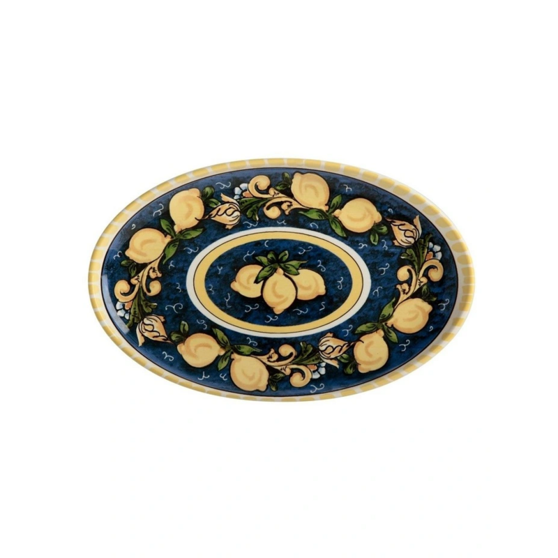 Maxwell & Williams Oblong Oval Platter Limone Di Salerno 40 Cm