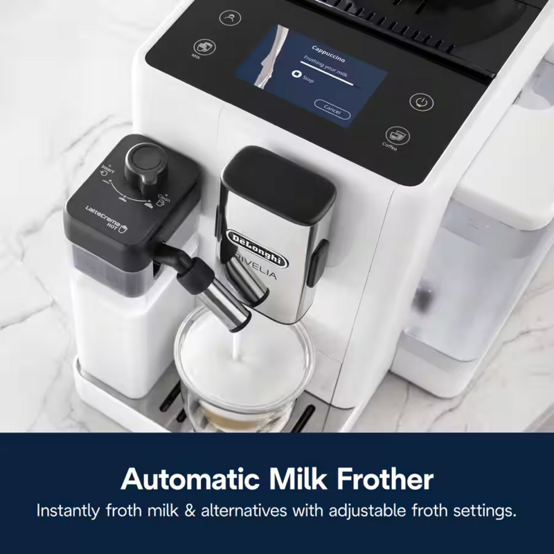 Delonghi Rivelia Automatic Espresso Machine White
