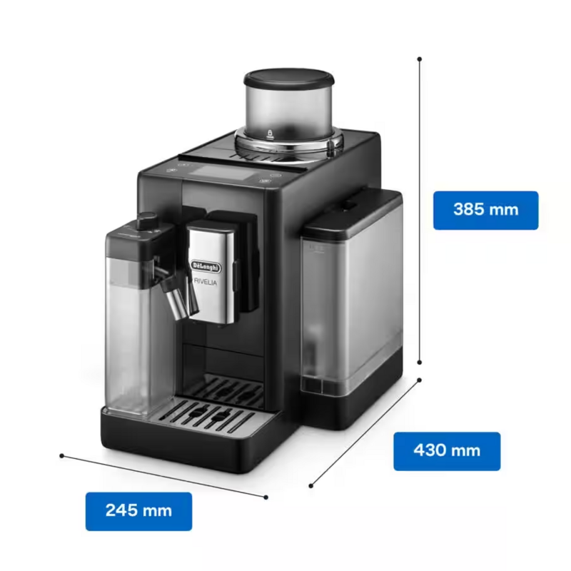 Delonghi Rivelia Automatic Espresso Machine Onyx Black