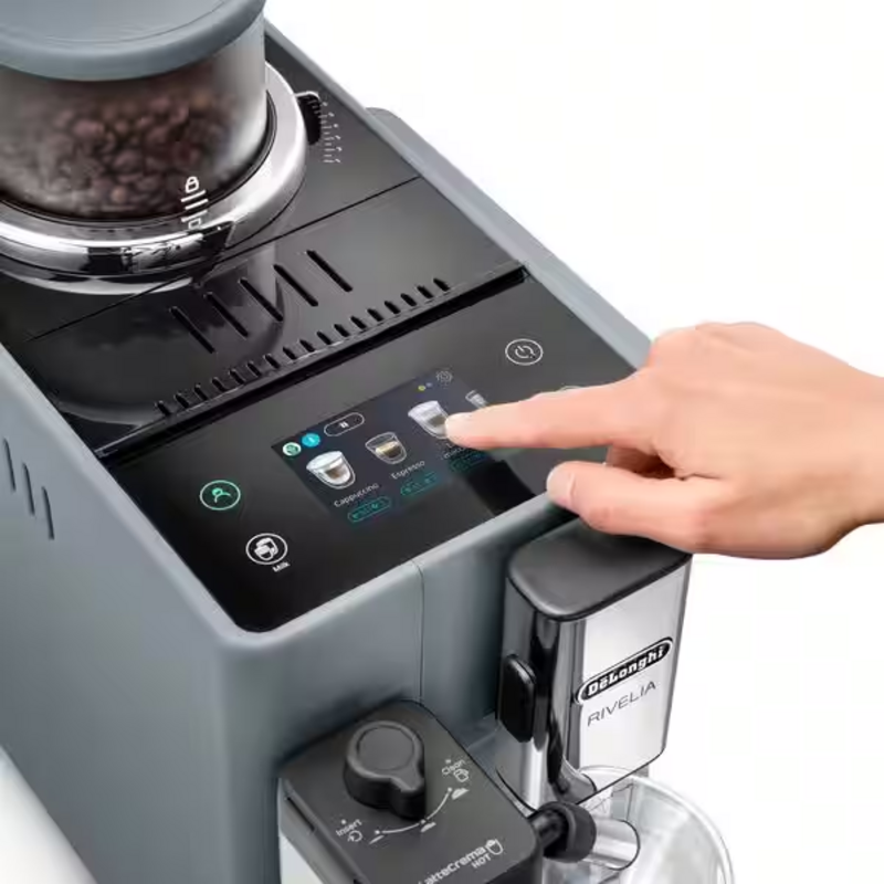 Delonghi Rivelia Automatic Espresso Machine Pebble Grey