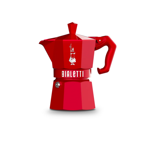 Bialetti Moka Exclusive 3 Cup Red